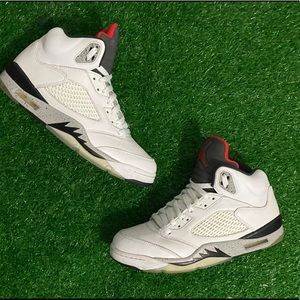 Jordan 5 white cement